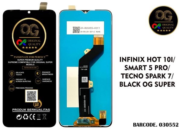 030552 LCD Infinix Hot 10i / X659 / Smart 5 Pro / Tecno Spark 7 / KF6 - Rumah LCD