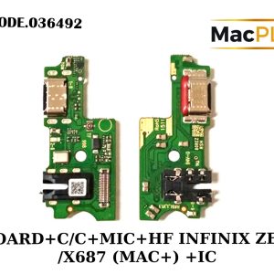 UI BOARD+C/C+MIC+HF INFINIX ZERO 8/X687 (MAC+) +IC - Gambar 1