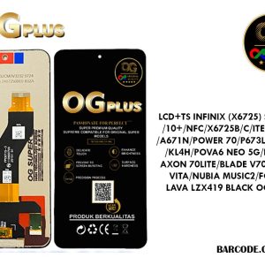 LCD Infinix Smart 10 (Kode: X6725) Infinix Smart 10 Plus / Smart 10 NFC (Kode: X6725C) Infinix Hot 60 5G (X6726)