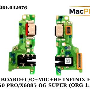 UI BOARD+C/C+MIC+HF INFINIX HOT 60 PRO/X6885 OG SUPER (ORG 1:1) - Gambar 1