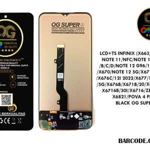 LCD INFINIX X663 / X670 / X671 / X6821 / X677 INFINIX NOTE 11 / NOTE 12 / ZERO 20 / POVA 4 PRO
