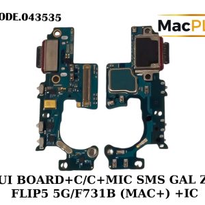 UI BOARD+C/C+MIC SMS GAL Z FLIP5 5G/F731B (MAC+) +IC - Gambar 1